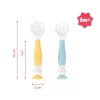 Lots de 2 couverts d'apprentissage flexibles