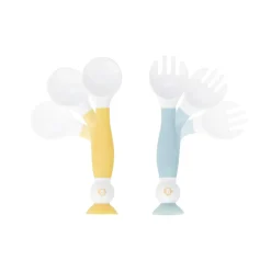 Lots de 2 couverts d'apprentissage flexibles