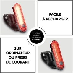Lumière arrière universelle pour poussette