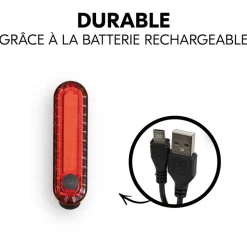 Lumière arrière universelle pour poussette
