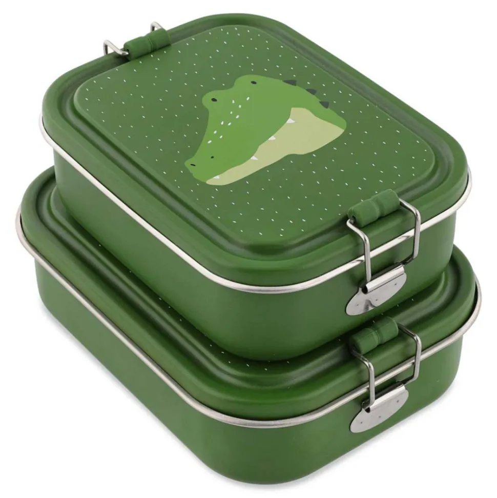 Lunch box enfant large mr. alligator personnalisable