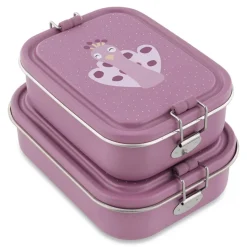 Lunch box enfant large mrs. peacock personnalisable