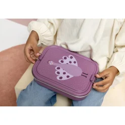 Lunch box enfant large mrs. peacock personnalisable