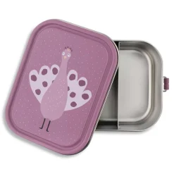 Lunch box enfant large mrs. peacock personnalisable
