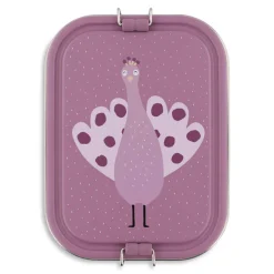 Lunch box enfant large mrs. peacock personnalisable