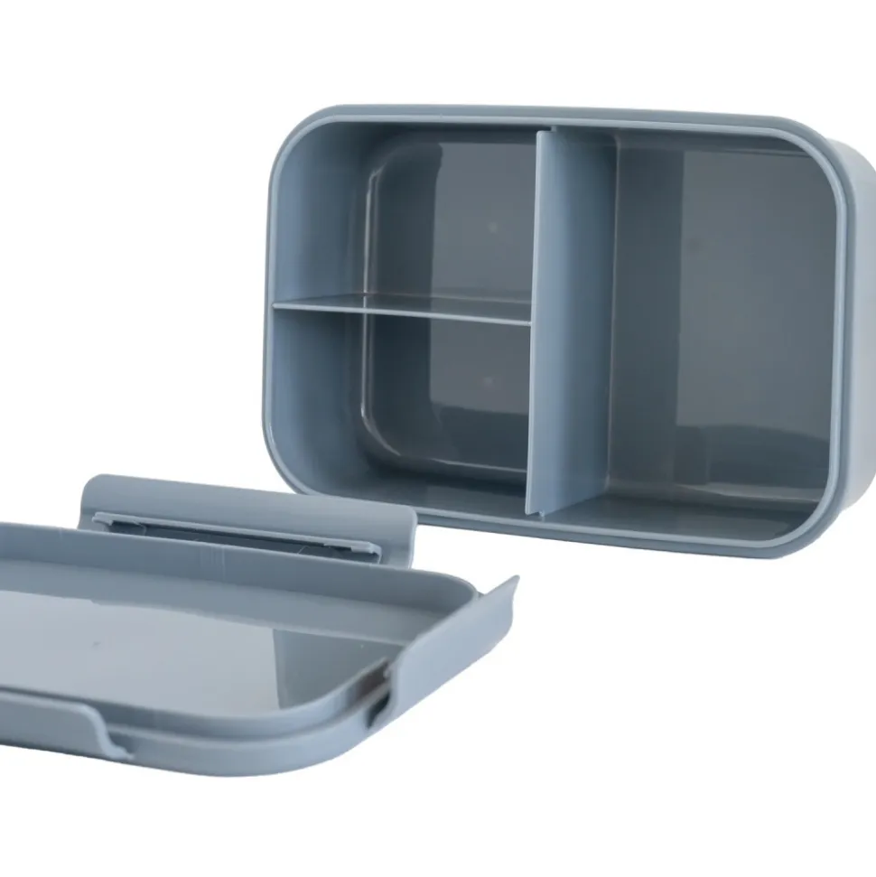 Lunch box en plastique recyclé bleu myrtilles