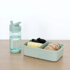 Lunch box en plastique recyclé vert