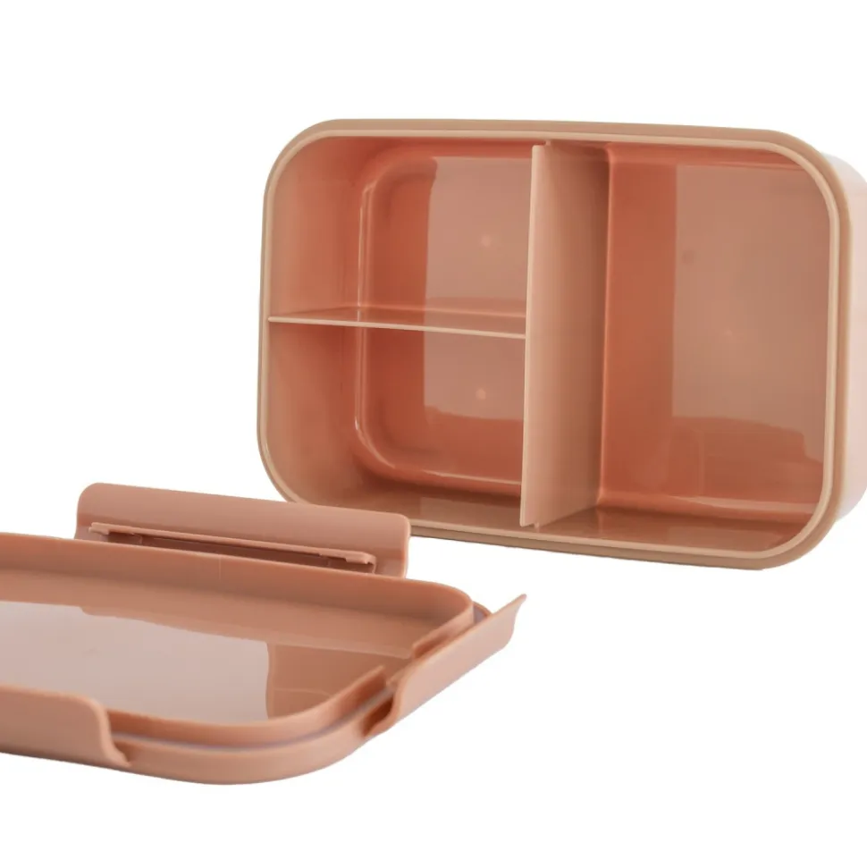 Lunch box en plastique recyclé rouille