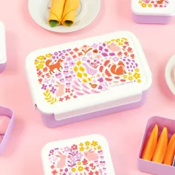 Lunch box fleurs du jardin