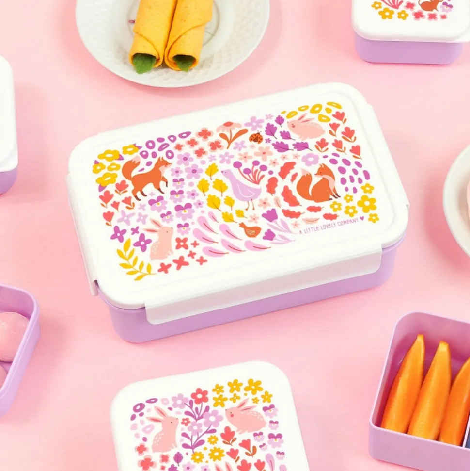Lunch box fleurs du jardin