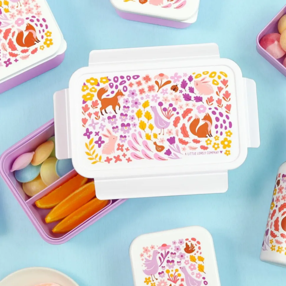 Lunch box fleurs du jardin