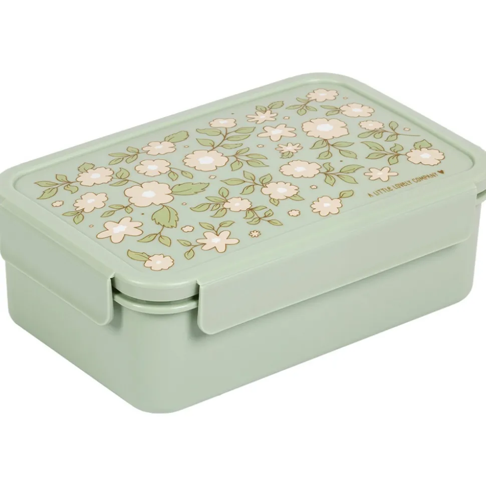 Lunch box fleurs sage