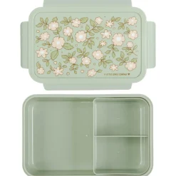 Lunch box fleurs sage
