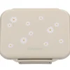 Lunch box inox 2 compartiments pâquerettes sable