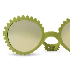 Lunettes de soleil 0-1 an fleur vert olive