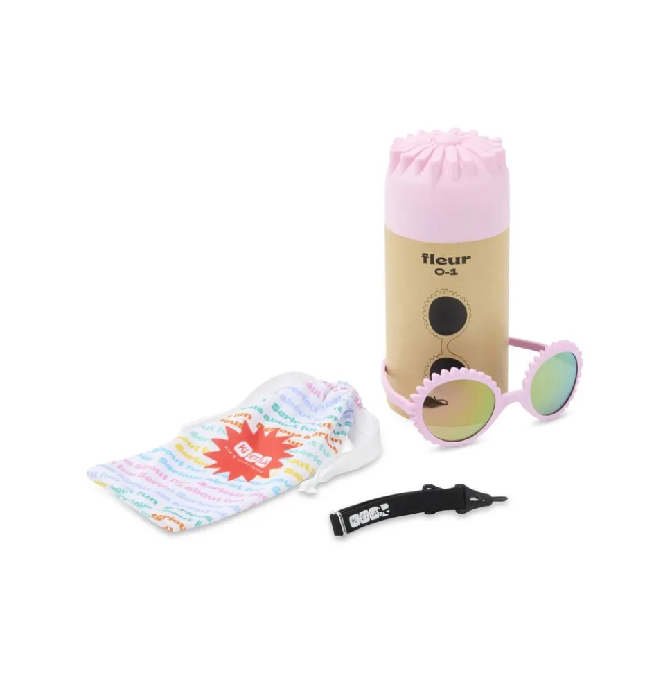 Lunettes de soleil 0-1 an fleur verveine