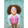 Lunettes de soleil 1-2 ans fleur thé vert