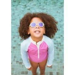 Lunettes de soleil 1-2 ans fleur thé vert