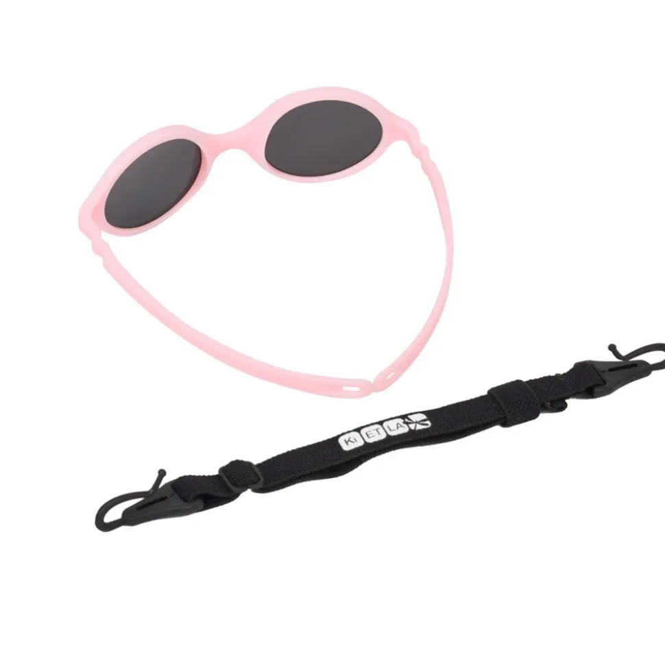 Lunettes de soleil bébé 0-1 an diabola 2.0 rose pâle