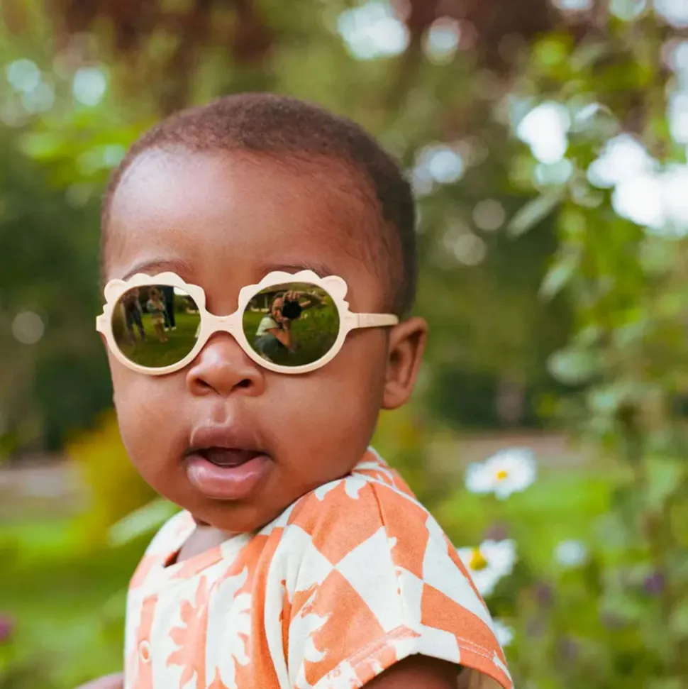 Lunettes de soleil bébé 0 - 1 an lion vanille