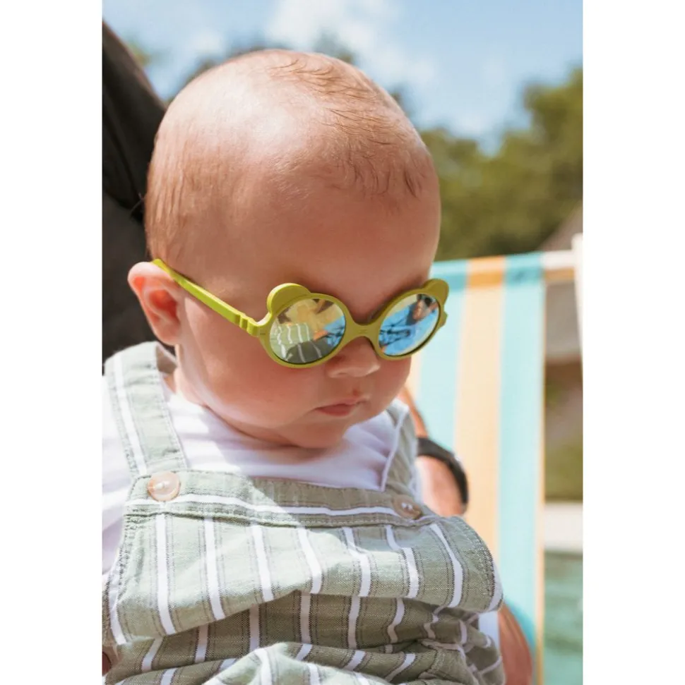 Lunettes de soleil bébé 0-1 ans ourson olive