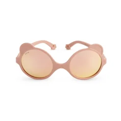 Lunettes de soleil bébé 1-2 ans ourson rose pêche