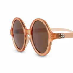 Lunettes de soleil bébé 0-2 ans woam abricot translucide
