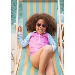 Lunettes de soleil enfant 2-4 ans wazz framboise