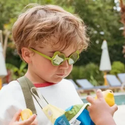 Lunettes de soleil enfant 2-4 ans ourson vert olive