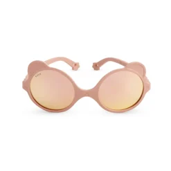 Lunettes de soleil enfant 2-4 ans ourson rose pêche