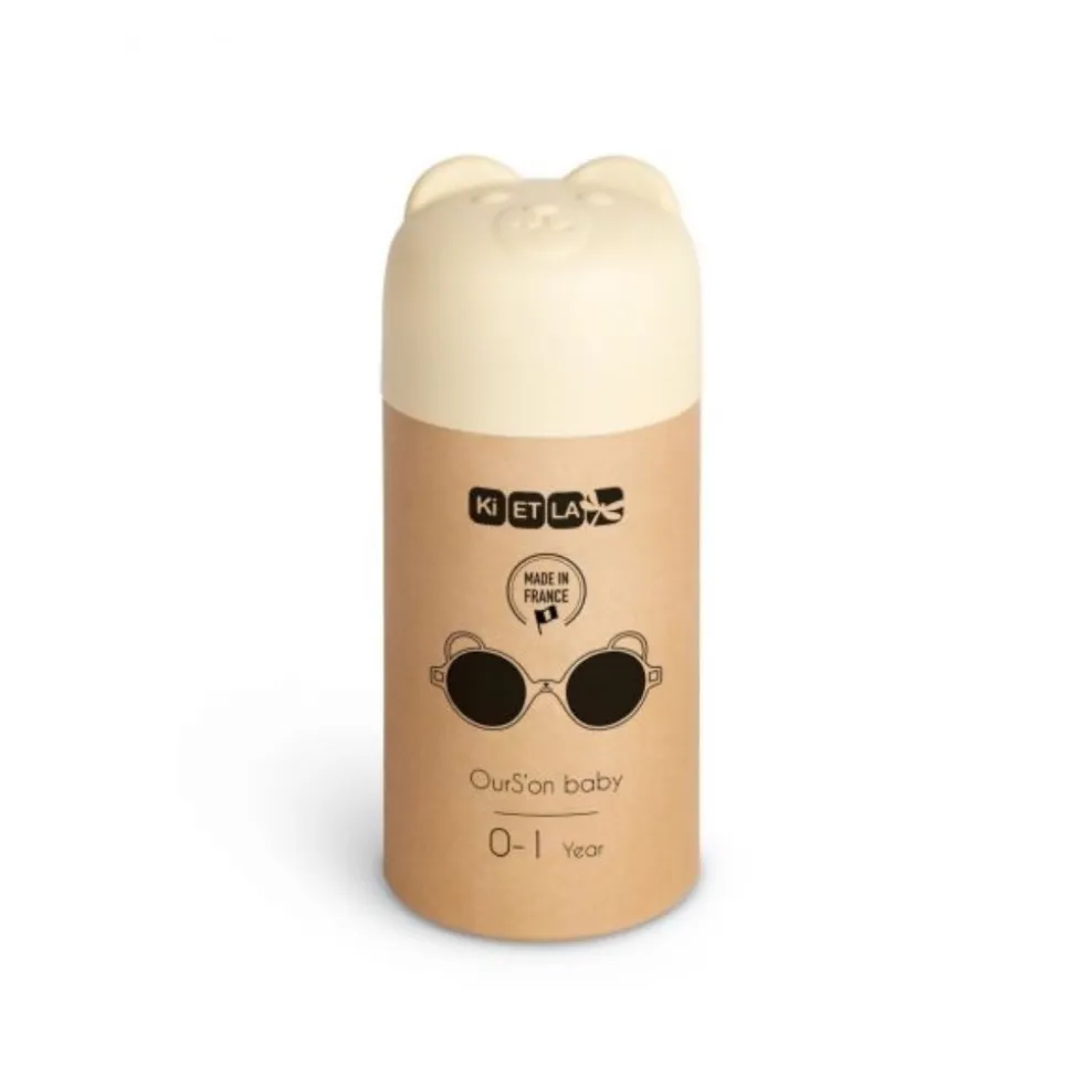 Lunettes de soleil enfant 2-4 ans ourson blanc elysée