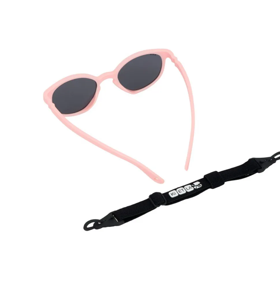 Lunettes de soleil little kids wazz rose pâle 2-4 ans
