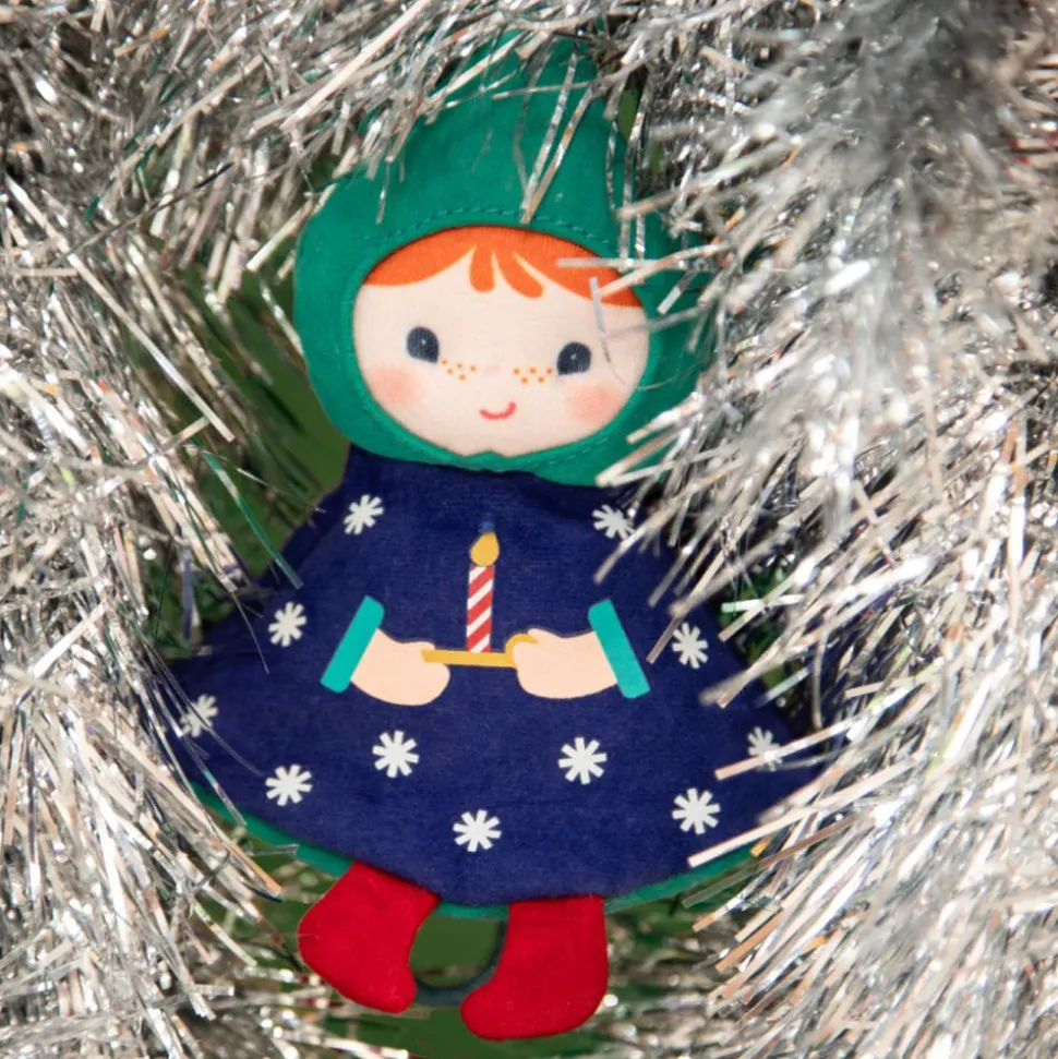 Lutin boule de noël réversible - titti