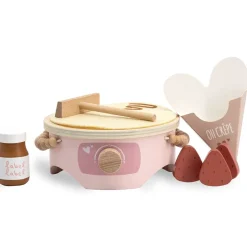 Machine à crêpes en bois - rose