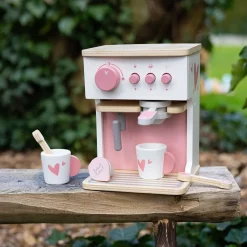 Machine à expresso en bois - rose