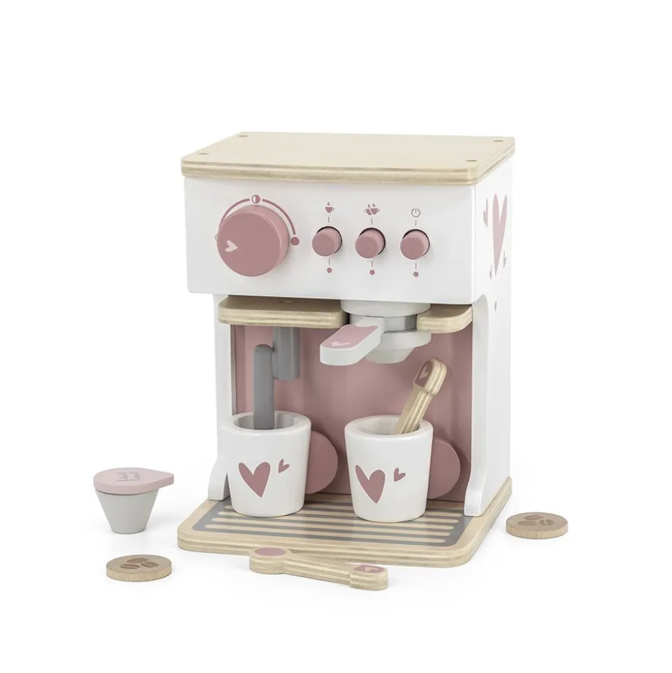 Machine à expresso en bois - rose