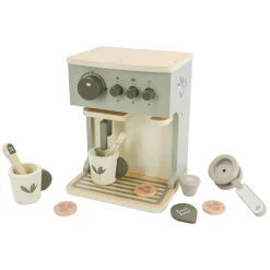 Machine à expresso en bois - vert olive