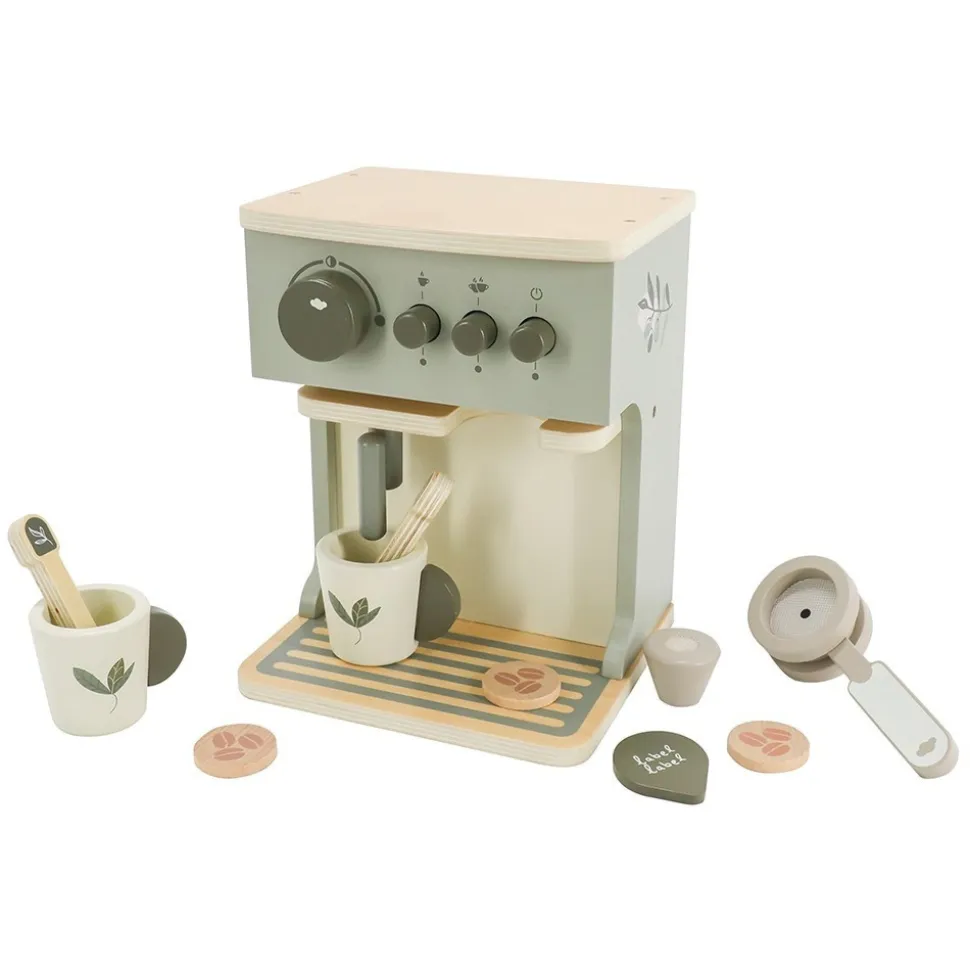 Machine à expresso en bois - vert olive