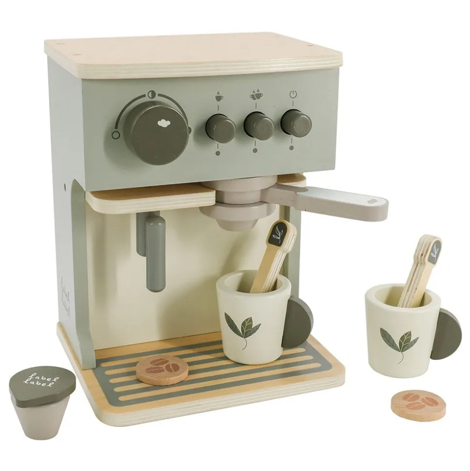 Machine à expresso en bois - vert olive