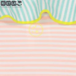 Maillot de bain anti-uv annette 6 mois bande rose