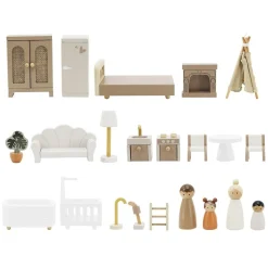 Maison poupées en bois - nougat