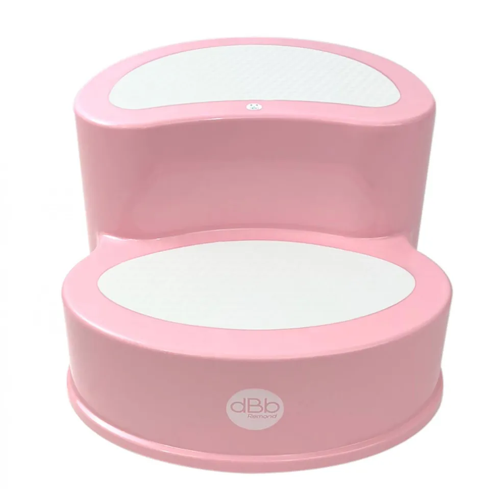 Marche pied enfant antidérapant rose