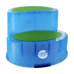Marche pied enfant antidérapant bleu pailleté