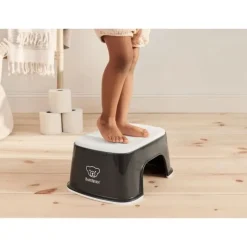 Marche pied enfant noir et blanc