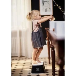 Marche pied enfant noir et blanc