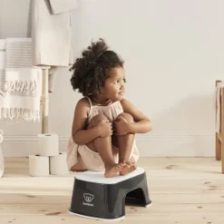 Marche pied enfant noir et blanc