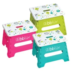 Marchepied pliant pour enfants antidérapant aqua