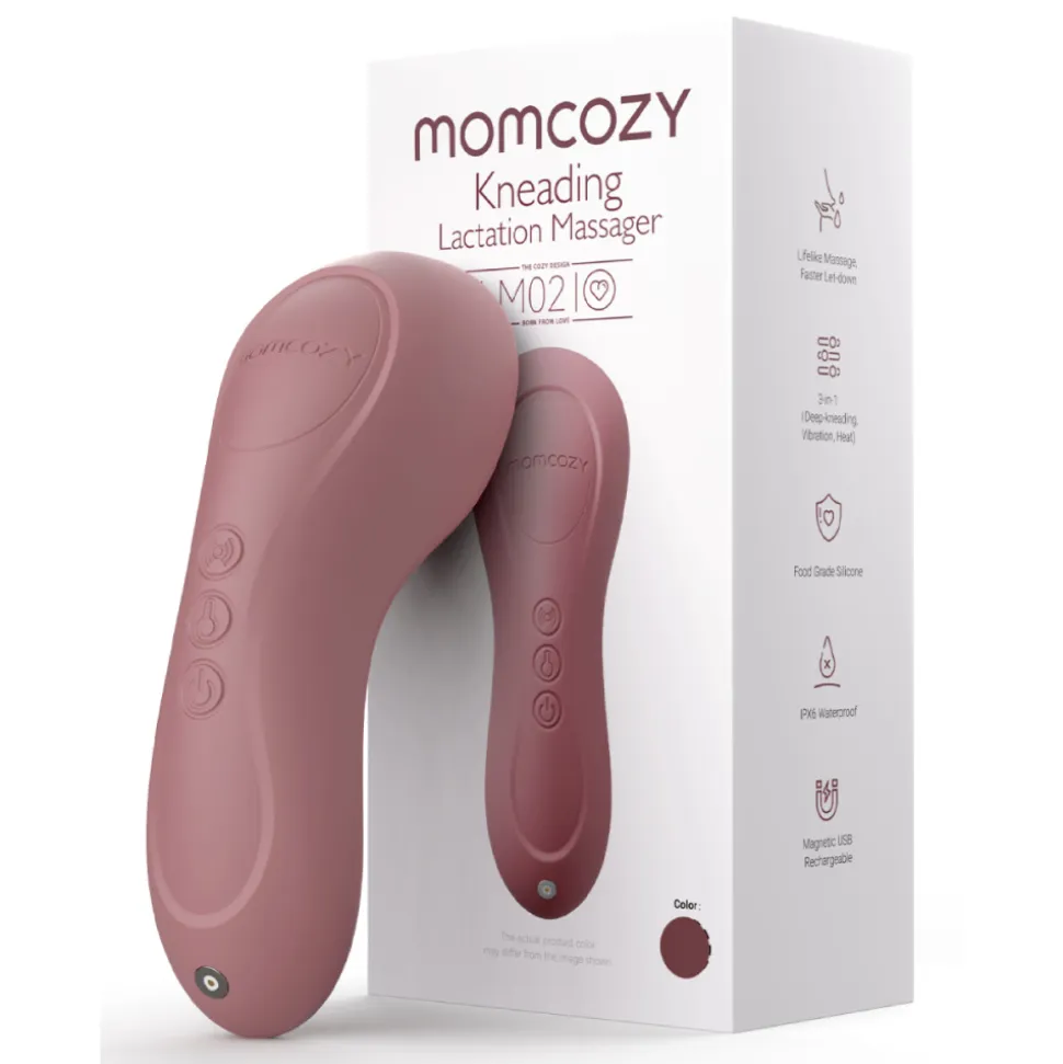 Masseur de lactation chauffant et vibrant 3 en 1