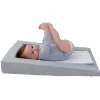 Matelas a langer douillet 2 en 1 gris chiné