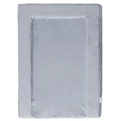 Matelas a langer douillet 2 en 1 gris chiné